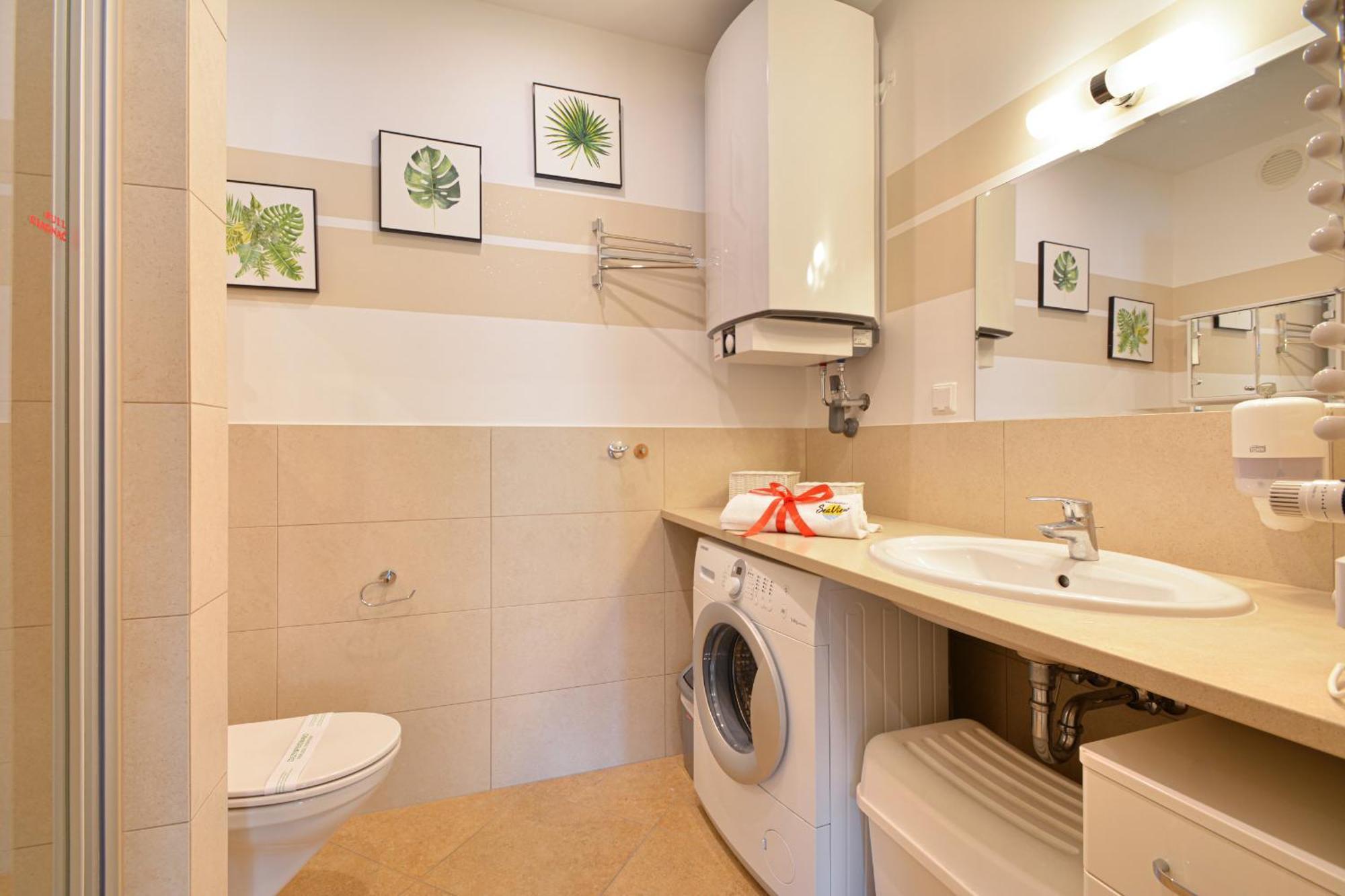 Apartamenty Aquamarina Seaview By Rent Like Home ミエンジズドロイェ エクステリア 写真