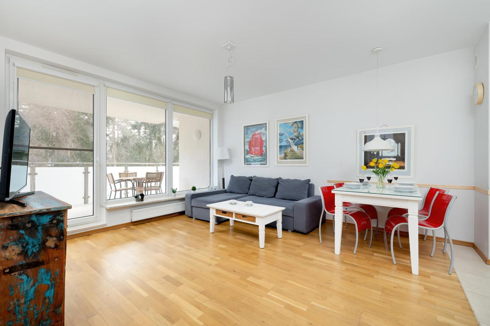 Apartamenty Aquamarina Seaview By Rent Like Home ミエンジズドロイェ エクステリア 写真